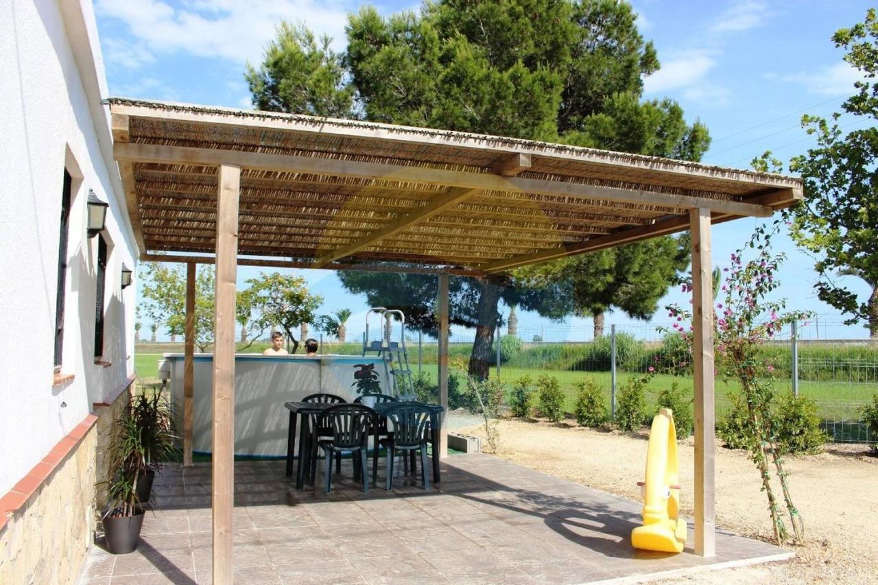 Quet - Casa Rural Con Piscina Privada En El Delta Del Ebro - Deltavacaciones Deltebre Esterno foto