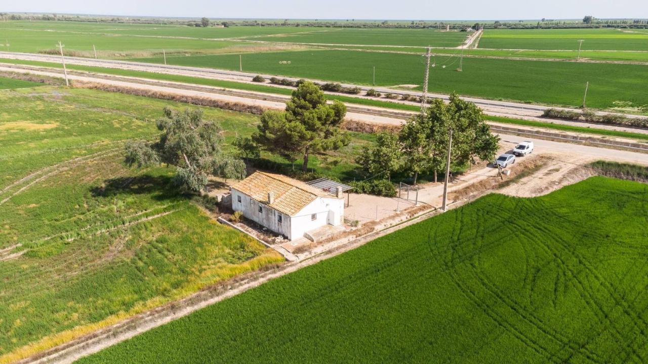 Quet - Casa Rural Con Piscina Privada En El Delta Del Ebro - Deltavacaciones Deltebre Esterno foto