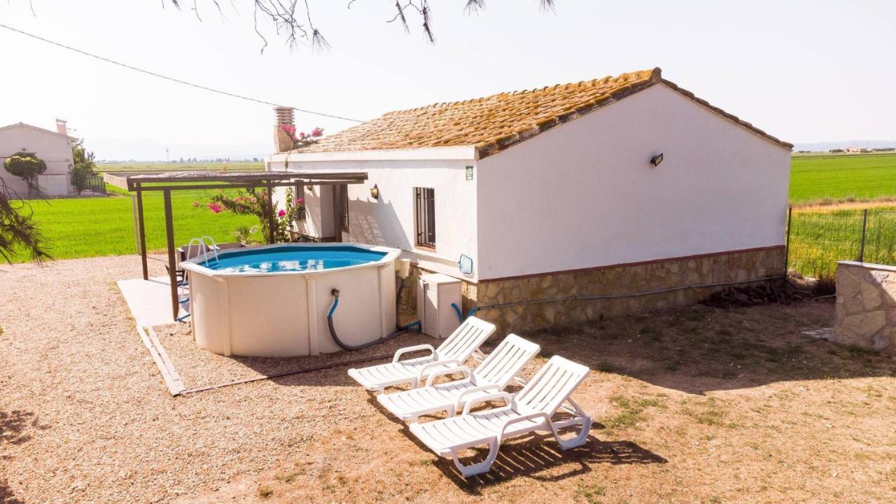 Quet - Casa Rural Con Piscina Privada En El Delta Del Ebro - Deltavacaciones Deltebre Esterno foto